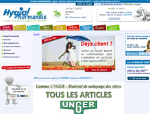 Tablet Screenshot of hygialnormandie.com